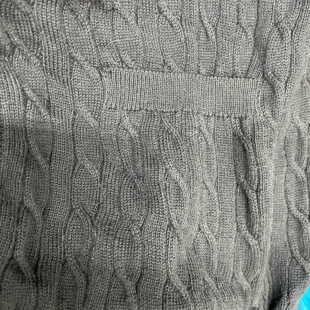 The Limited Women’s Navy Blue V Neck Classic Preppy Cardigan Size Small - Picture 6 of 9